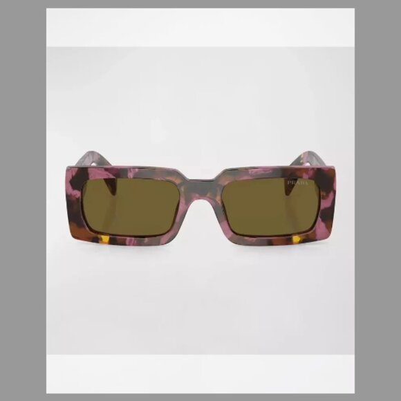 Prada Bold Acetate Butterfly Sunglasses - Picture 4 of 7